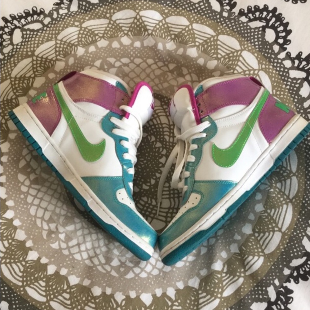 Nike Swoosh ‘Vintage’ Pastel High Top Dunks